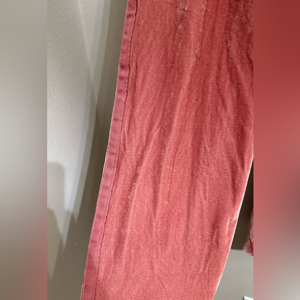 Serena Williams Signature Statement Pink Velour Track Pants Women Size Small - Picture 2 of 4
